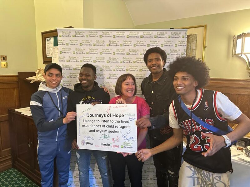 Meeting with Children Seeking Sanctuary