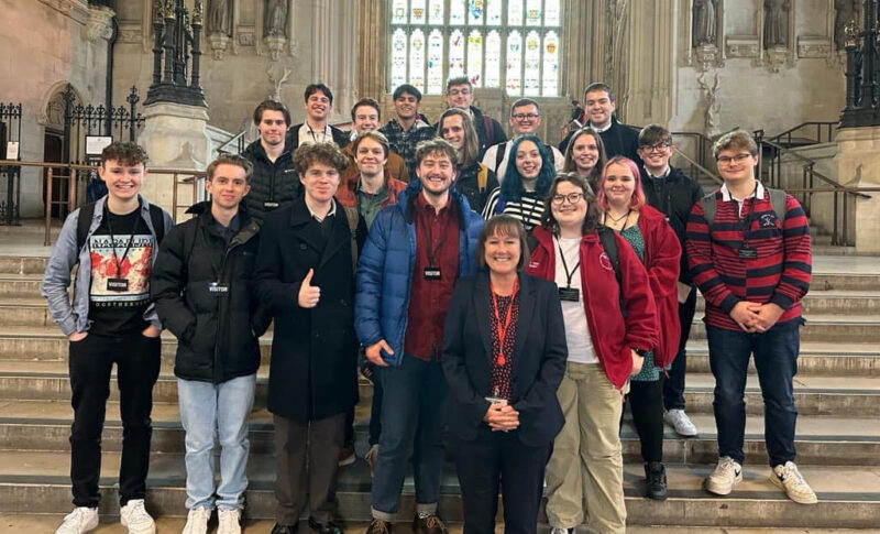 Welcoming Cardiff Labour Students to Parliament