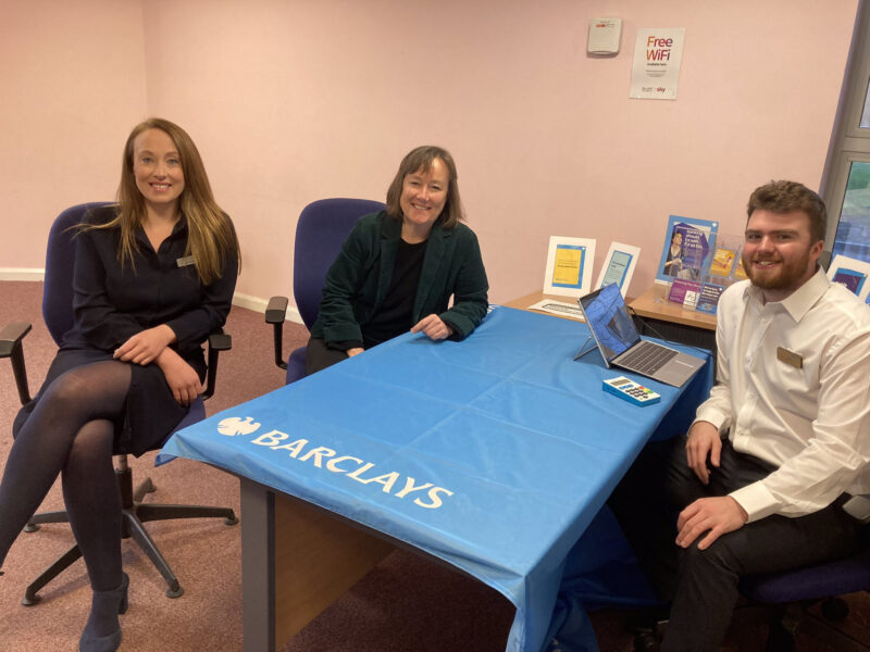 Meeting with the Barclays team in Penylan Library
