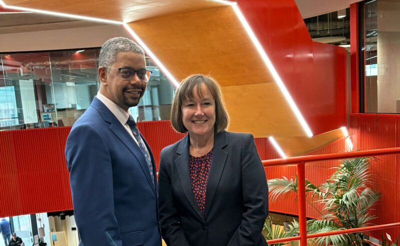 Jo and Vaughan following the Welsh Labour Leadership Result